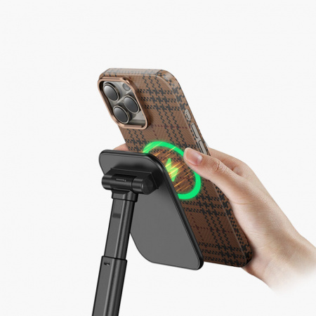 Чехол iPhone 16 Keephone Kevilar Scots Magsafe Case Natural Titanium