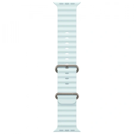 умные часы apple watch ultra 2 (2024) 49 natural titanium case with ice blue ocean band