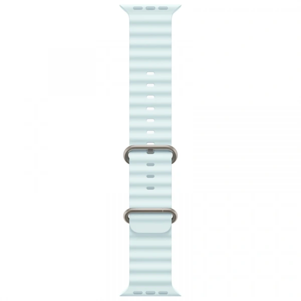 умные часы apple watch ultra 2 (2024) 49 natural titanium case with ice blue ocean band