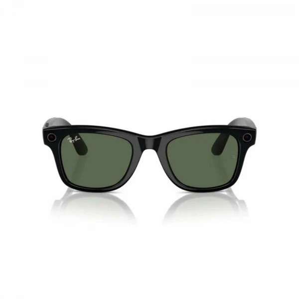 умные очки ray-ban meta glass wayfarer rw4006 matte black/g15 green