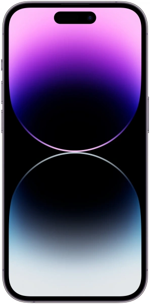 смартфон iphone 14 pro 128 gb deep purple (nano-sim + esim)