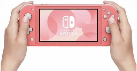 nintendo switch lite coral