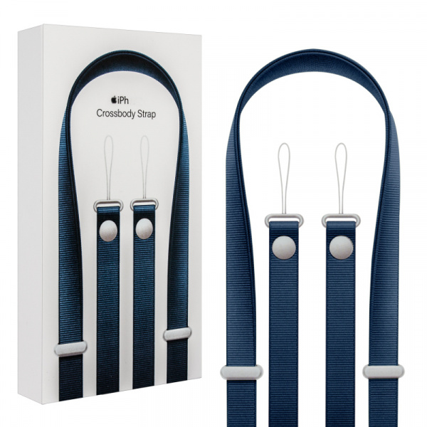 Ремень через плечо Crossbody Strap для iPhone Blue