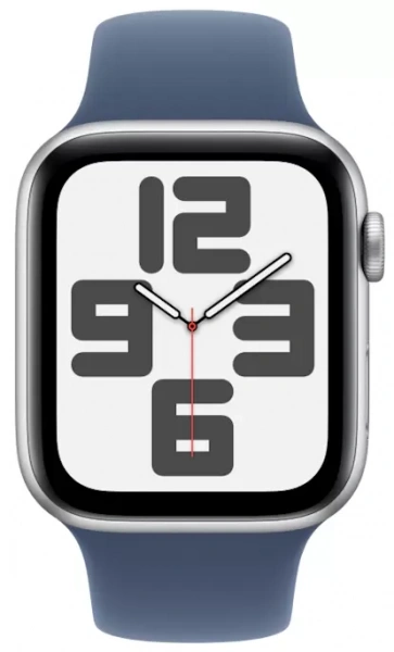 умные часы apple watch se 2 (2024) 44 mm m/l silver denim sport band умные часы apple watch se 2 (2024) 44 mm m/l silver denim sport band