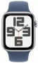 умные часы apple watch se 2 (2024) 44 mm m/l silver denim sport band умные часы apple watch se 2 (2024) 44 mm m/l silver denim sport band