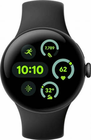 pixel watch 3 41 wi-fi matte black/obsidian