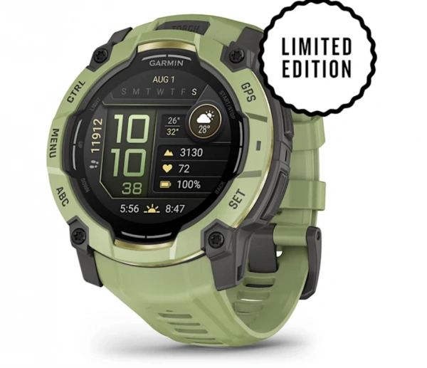 Умные часы Watch Garmin Instinct 3 50 AMOLED Fern Green with Fern Green Band 010-03020-02
