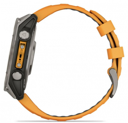 умные часы watch garmin fenix 8 47 amoled sapphire graphite dlc titanium with spark orange silicone умные часы watch garmin fenix 8 47 amoled sapphire graphite dlc titanium with spark orange silicone