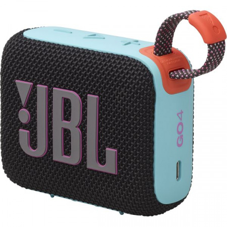 портативная акустика jbl go 4 black/orange