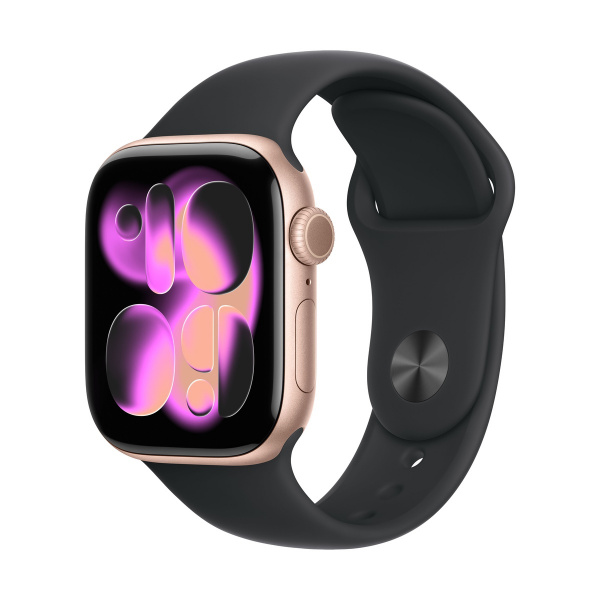 умные часы apple watch s11 46 mm rose gold aluminum case sport band black m/l умные часы apple watch s11 46 mm rose gold aluminum case sport band black m/l