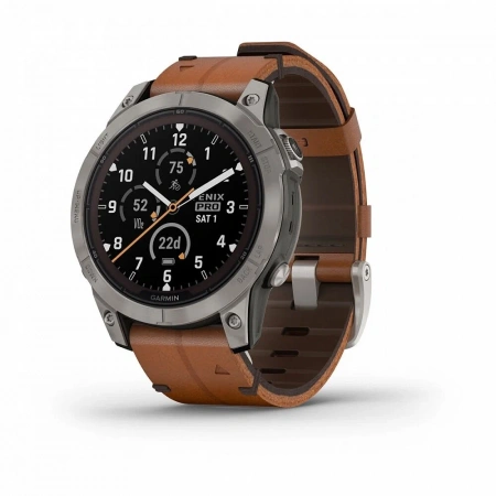 умные часы watch garmin fenix 7 pro – sapphire solar chestnut leather band 010-02777-30 умные часы watch garmin fenix 7 pro – sapphire solar chestnut leather band 010-02777-30
