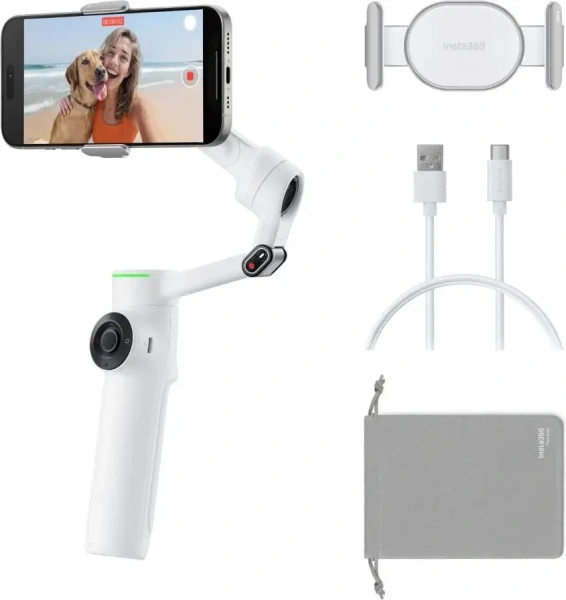 стабилизатор insta360 flow 2 pro (standard bundle) summit white