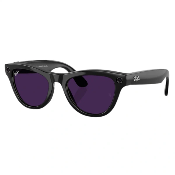 Умные очки Ray-Ban (M) Glass Skyler RW4010 Shiny Black/Transitions Amethyst