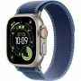 умные часы apple watch ultra 3 49 natural titanium case with m/l blue/bright blue trail loop умные часы apple watch ultra 3 49 natural titanium case with m/l blue/bright blue trail loop