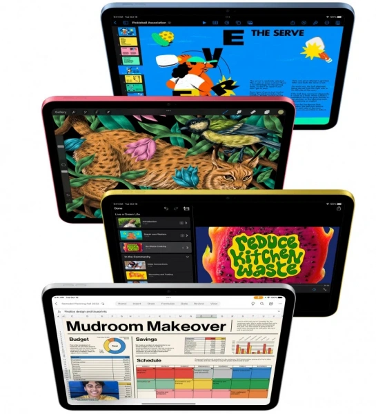 планшет apple ipad (2022) 4/256 гб lte blue