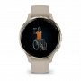 умные часы watch garmin venu 3s french gray leather band 010-02785-55