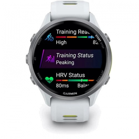 умные часы watch garmin forerunner 970 whitestone titanium with whitestone/translucent amp yellow silicone with silver умные часы watch garmin forerunner 970 whitestone titanium with whitestone/translucent amp yellow silicone with silver