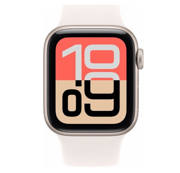 умные часы apple watch se 3 44mm (2025) starlight aluminum case with sport band starlight m/l умные часы apple watch se 3 44mm (2025) starlight aluminum case with sport band starlight m/l