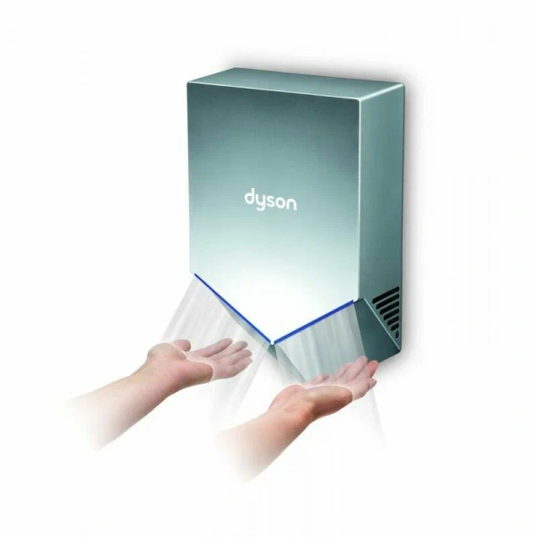 электрическая сушилка для рук dyson airblade hu02 nickel 