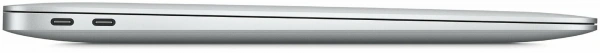ноутбук apple macbook air 13 m1 8/256гб, silver (mgn93)