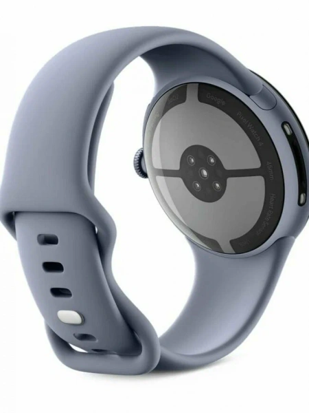 pixel watch 4 45 wi-fi satin moonstone aluminum/moonstone active band