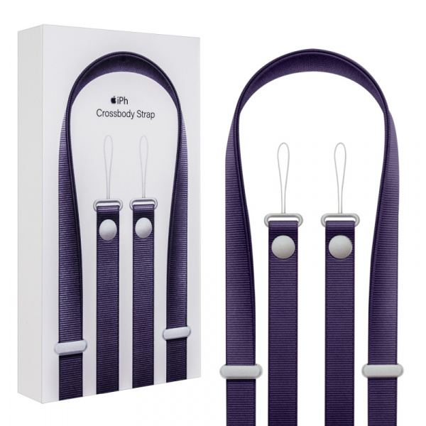 Ремень через плечо Crossbody Strap для iPhone Purple
