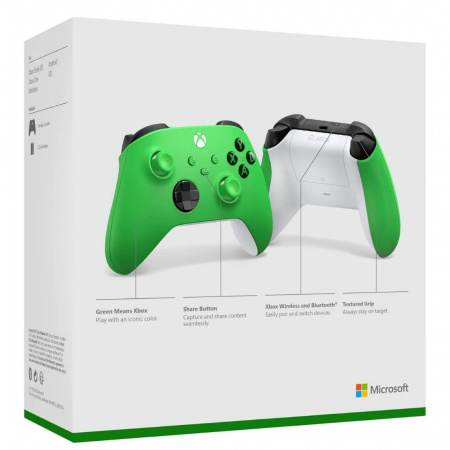 геймпад xbox wireless controller velocity green геймпад xbox wireless controller velocity green