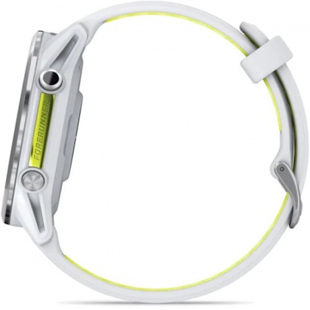 умные часы watch garmin forerunner 970 whitestone titanium with whitestone/translucent amp yellow silicone with silver умные часы watch garmin forerunner 970 whitestone titanium with whitestone/translucent amp yellow silicone with silver