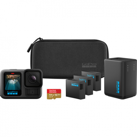 экшн-камера gopro hero 13 black extended power bundle 