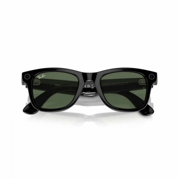 умные очки ray-ban meta glass wayfarer rw4006 matte black/g15 green