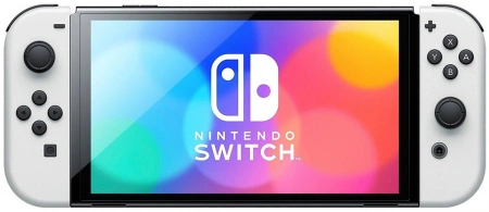 nintendo switch oled white neon cn