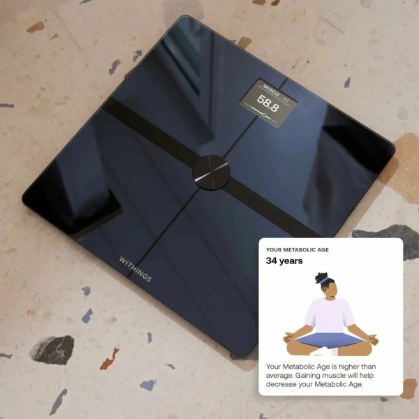 умные cмарт-весы withings body smart scale black