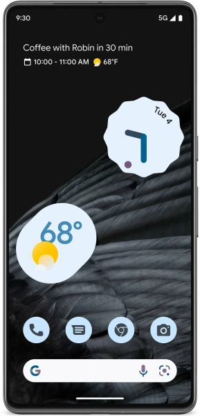 смартфон google pixel 7 pro 8/128 гб, obsidian usa