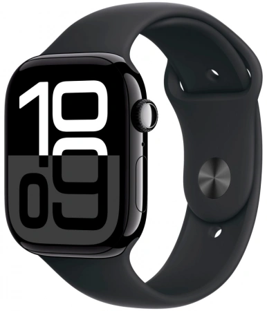умные часы apple watch s10 42 mm jet black aluminum case sport band m/l умные часы apple watch s10 42 mm jet black aluminum case sport band m/l