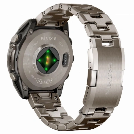 умные часы watch garmin fenix 8 47 amoled sapphire titanium graphite band 010-02904-40