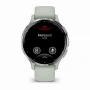 умные часы watch garmin venu 3s sage gray with silver buckle  010-02785-01