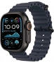 умные часы apple watch ultra 2 (2024) 49 black titanium case with navy ocean band умные часы apple watch ultra 2 (2024) 49 black titanium case with navy ocean band