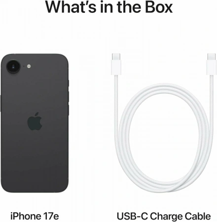 смартфон apple iphone 17e 256 гб black (esim)