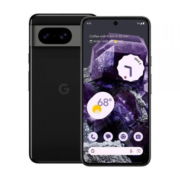 смартфон google pixel 8 8/256 гб, obsidian usa