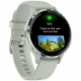 умные часы watch garmin venu 3s sage gray with silver buckle  010-02785-01