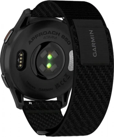 умные часы watch garmin approach s50 43 black with black nylon