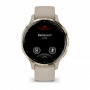 умные часы watch garmin venu 3s french gray leather band 010-02785-55