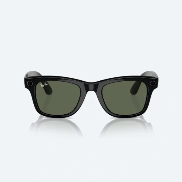 Умные очки Ray-Ban Glass Wayfarer Gen 2 RW4012 Shiny Black/Transitions Graphite Green L