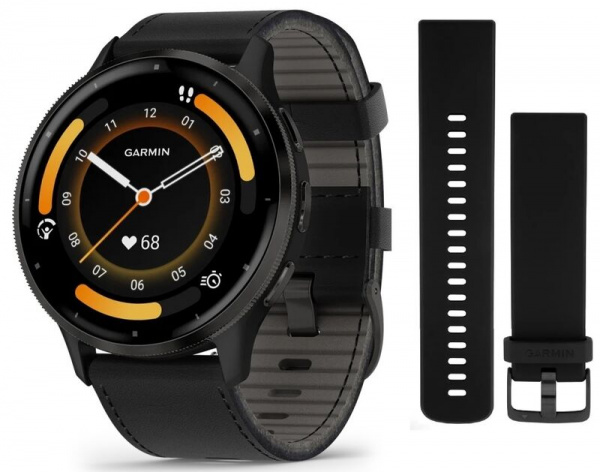 умные часы watch garmin venu 3 45 advanced gps smartwatch black 010-02784-51