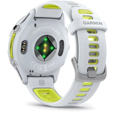 умные часы watch garmin forerunner 970 whitestone titanium with whitestone/translucent amp yellow silicone with silver умные часы watch garmin forerunner 970 whitestone titanium with whitestone/translucent amp yellow silicone with silver