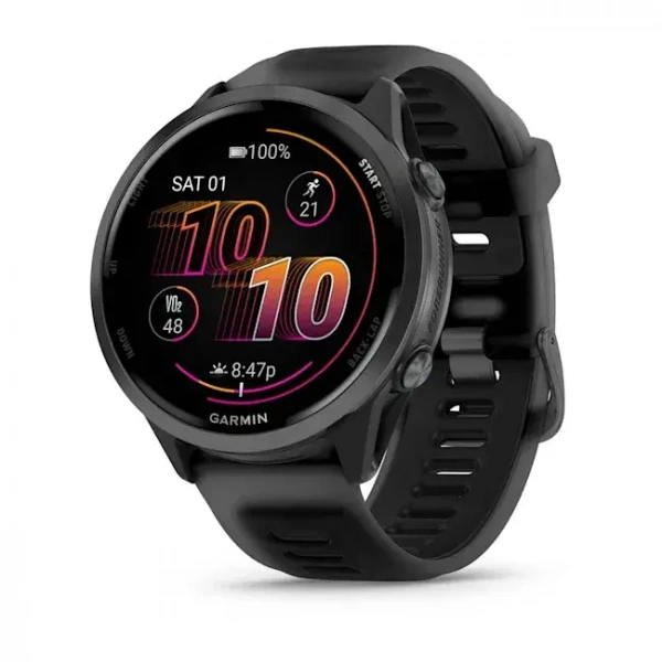 Умные часы Watch Garmin Forerunner 570 47 Slate Gray with Black/Translucent Amp Yellow Silicone