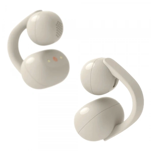наушники sony linkbuds clip wf-lc900 creige (серый)